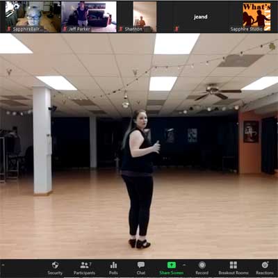 Line Dance Zoom